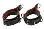 Ledapol leather ankle cuffs