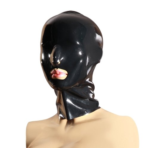 Ledapol Latex Maske m.zipper
