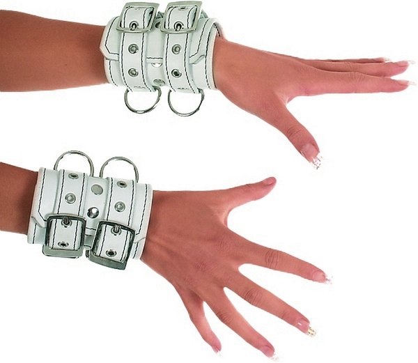 Ledapol leather Bondage Handcuffs