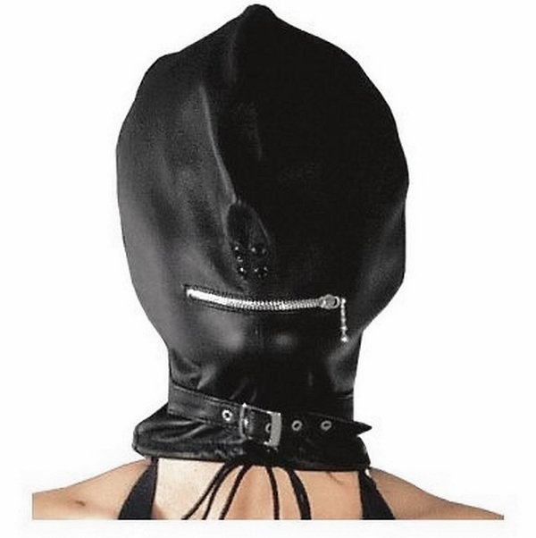 Ledapol Leather mask w.zipper