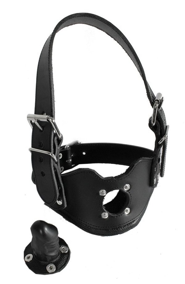 Ledapol Leather Mask w.gag